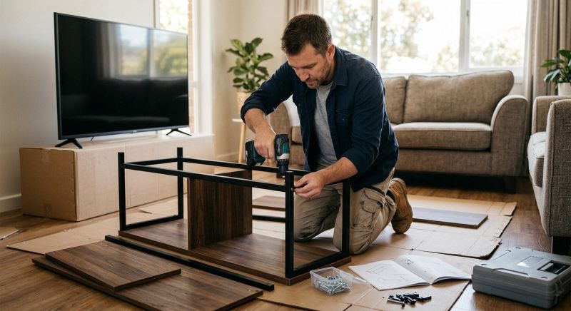 TV Cabinet Assembly in Kansas City, KS
