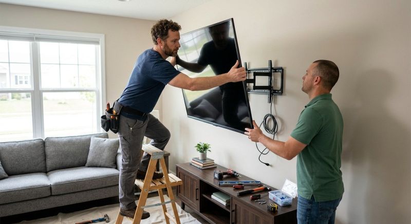 Bedroom Tv Mounting in Overland Park, KS