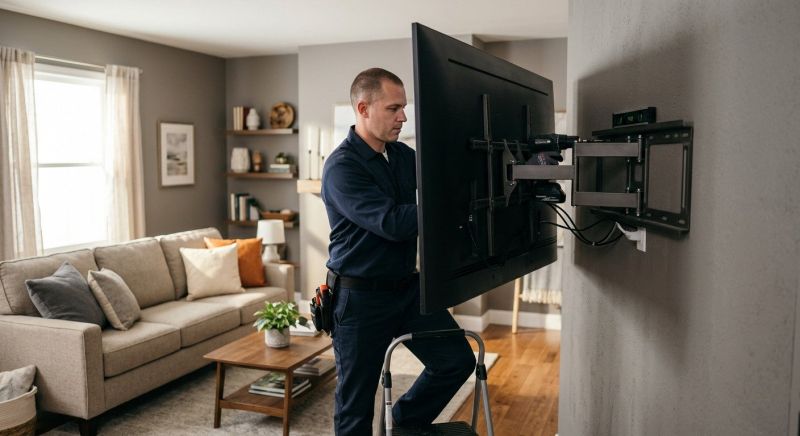 Bedroom Tv Mounting in Overland Park, KS