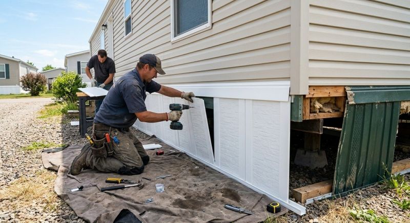 Deck Skirting Installation in Conroe, TX