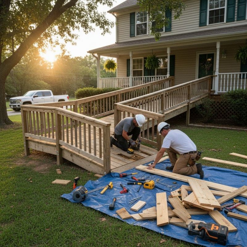Handicap Ramp Repair in Wilmington, NC