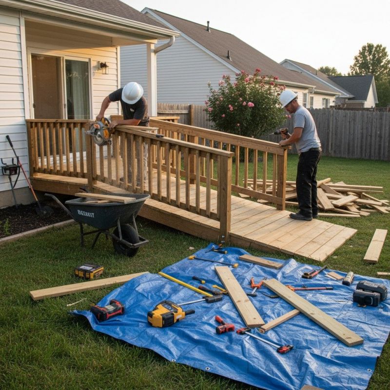 Handicap Ramp Repair in Kansas City, KS