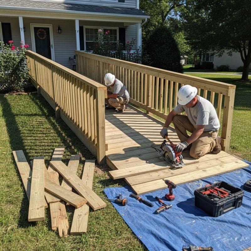 Wood Ramp Repair in Kansas City, KS